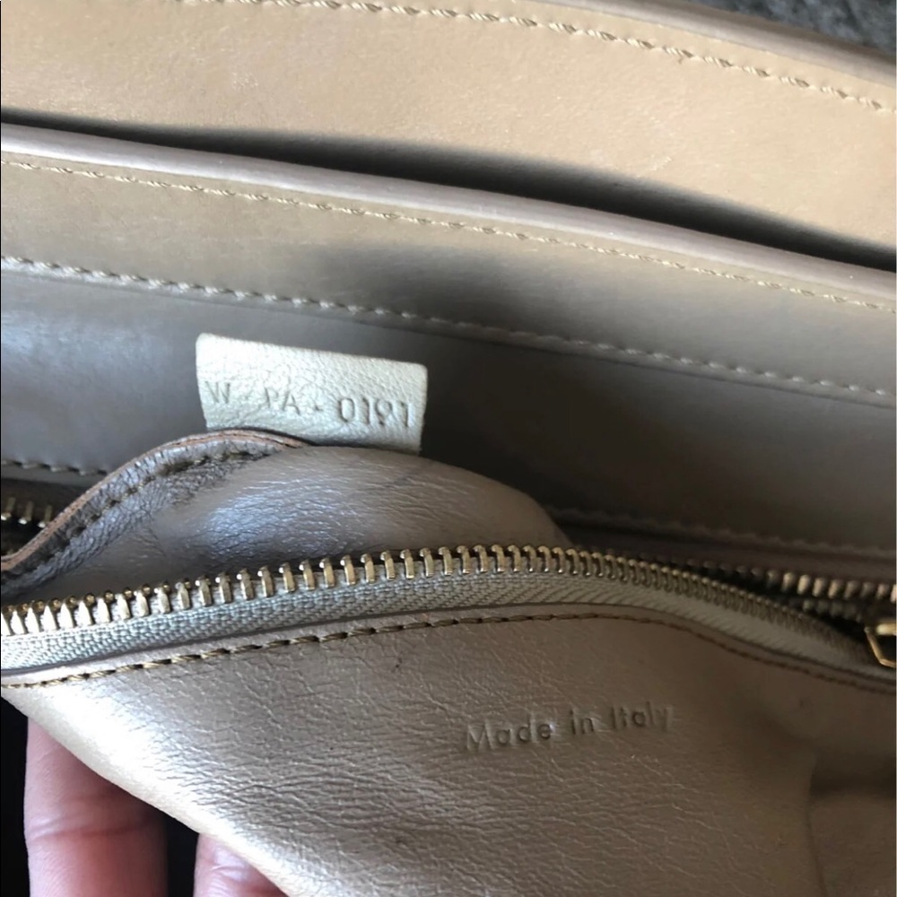 Authentic Celine Taupe Leather Mini Luggage Satchel - Picture 6 of 11